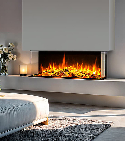 Celsi DLX 1000 Electriflame 1000 3 Sided Fire