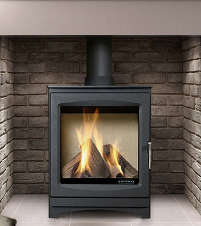 Portway Luxima Cream Vermiculite Gas Stove